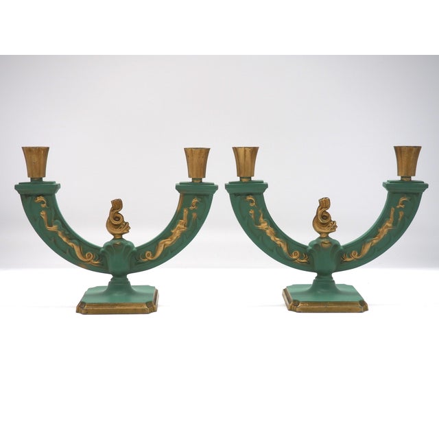 Swedish Art Deco Candleholders by Stjärnmetall, 1930s, Set of 2 For Sale - Image 13 of 13