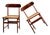 Pair of “Lucio Costa” Chairs in Rosewood & Caning, Sergio Rodrigues, 1956 For Sale
