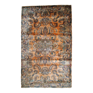 1920s, Handmade Antique Persian Kerman Rug 4.1' X 6.10'