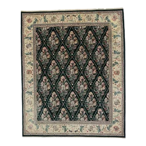 Vintage Chinese Floral Rug - 07'10 x 09'06