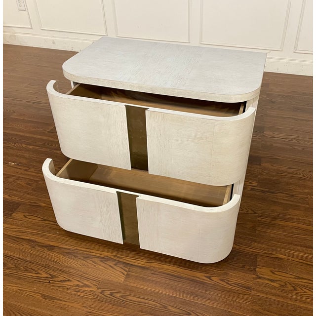 Contemporary Two Drawer Bedside Chest For Sale - Image 11 of 11