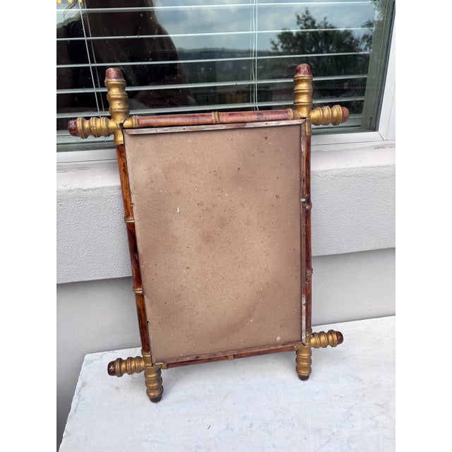French French Faux Bamboo Mirror, Circa 1900 For Sale - Image 3 of 3