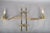Vintage French Brass Swing-Arm Wall Lamps from Maison Jansen, 1960s, Set of 2 For Sale - Image 11 of 13