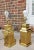 1980s Modern Polished Brass Table Lamps - a Pair For Sale - Image 9 of 9