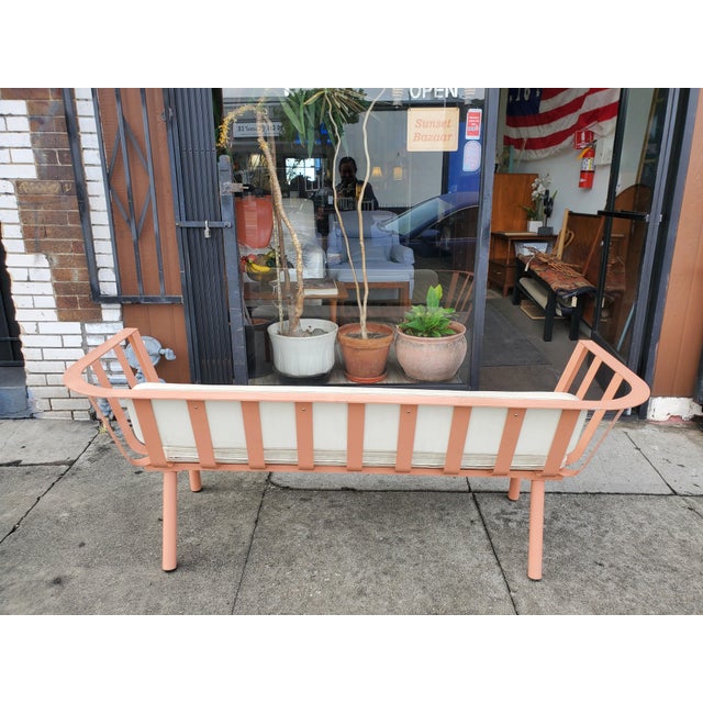Modern Aluminum Outdoor Bench For Sale - Image 3 of 10