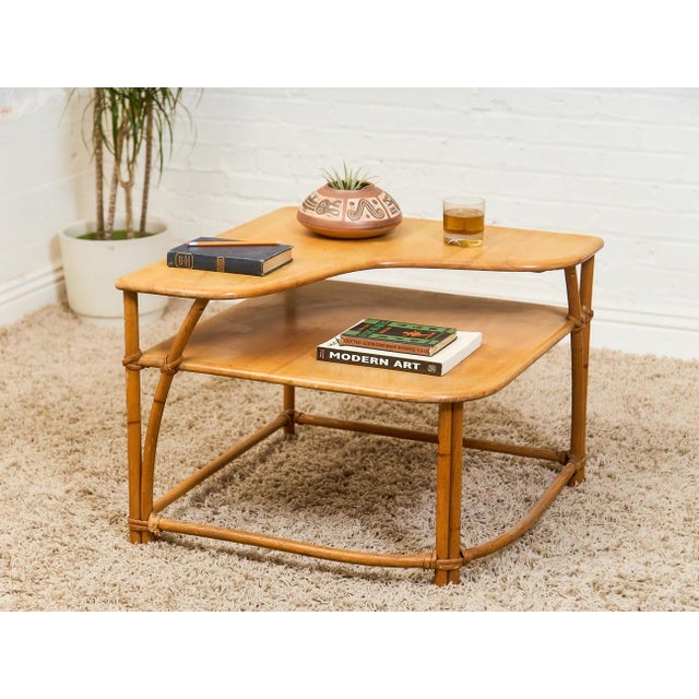 Unlock the potential of your living space with Heywood Wakefield's Two Tier Side Table. Ideal for displaying photos,...