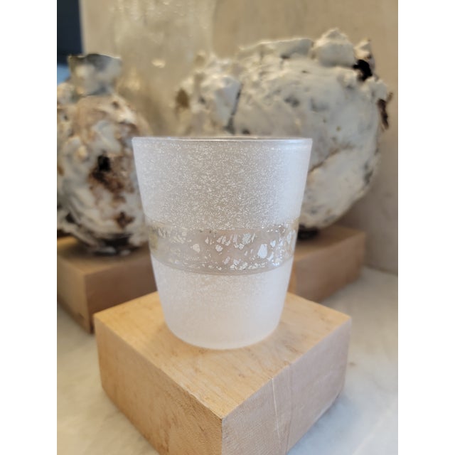 2020s Contemporary Japanese Gold Leaf & Silver Leaf Glass Tumbler by Syoichiro Iwasawa - One-of-a-Kind For Sale - Image 5 of 14