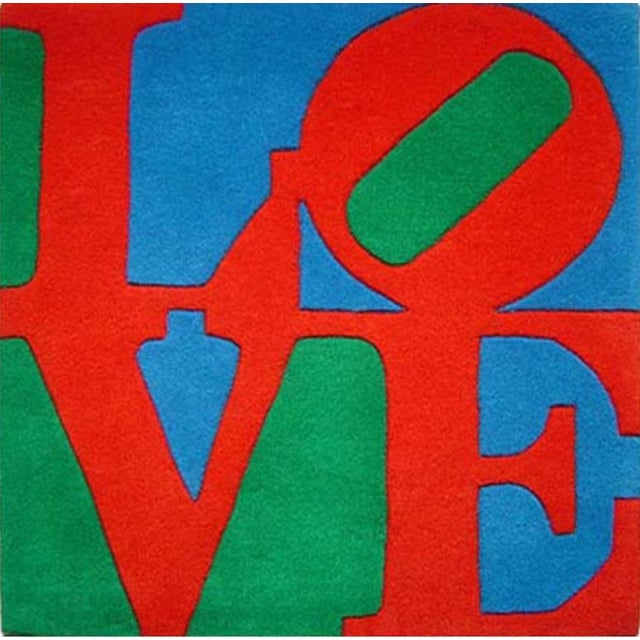 Love Rug after Robert Indiana For Sale - Image 10 of 10