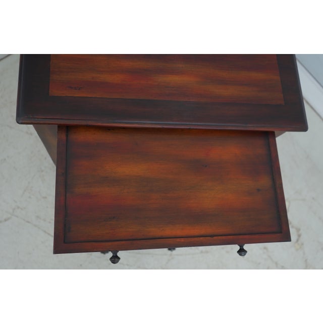 Continental Style 4 Drawer Occasional Chest For Sale - Image 4 of 17