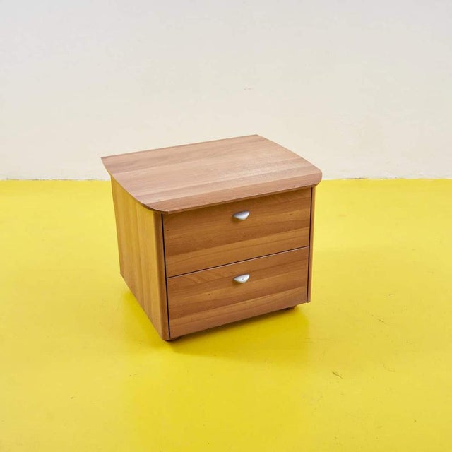 Modern Birch Bedside Table For Sale - Image 6 of 6