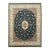 Fine Modern Oriental Blue Persian Floral Medallion Design Large Wool Rug Carpet For Sale