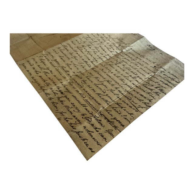Antiquarian Manuscript - Letter of Lord Chesterfield to His Son - Mid 18th C For Sale