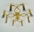 Large Vintage Sputnik Brass Ceiling Lamp, 1970s For Sale - Image 12 of 12