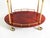 Serving Bar Cart in Cherry-Red Goatskin from Aldo Tura, Italy, 1960s For Sale - Image 17 of 18