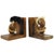 Wood Optymist & Pesymist Hans Bolling Bookends, 1960s, Set of 2 For Sale - Image 10 of 10