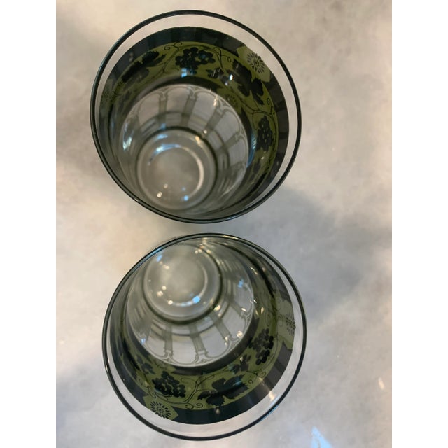 Metal Cera Golden Grapes Glasses For Sale - Image 7 of 10