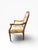 1990s Ethan Allen French Provincial Louis XV Style Armchair With Floral Upholstery For Sale - Image 9 of 16
