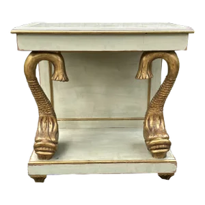 Striking Venetian Style Painted Side Table