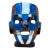 Vintage Mexican Mosaic Stone Mask With Lapis Lazuli & Shell Inlay For Sale