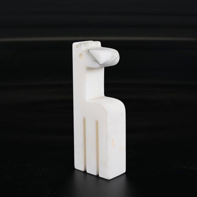 Italian Carrara Marble Animals Sculpture from Fratelli Mannelli, Italy, 1970s, Set of 3 For Sale - Image 14 of 18