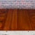 Scandinavian Modern Rosewood and Walnut Extension Dining Table With Chrome Base For Sale In Cleveland - Image 6 of 12