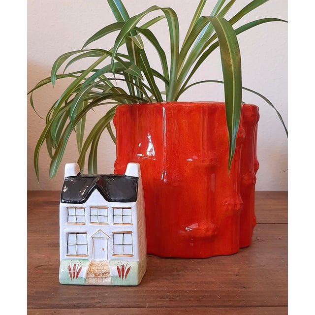 Mid 20th Century Vintage English Majolica House Cottage Bank For Sale - Image 5 of 7