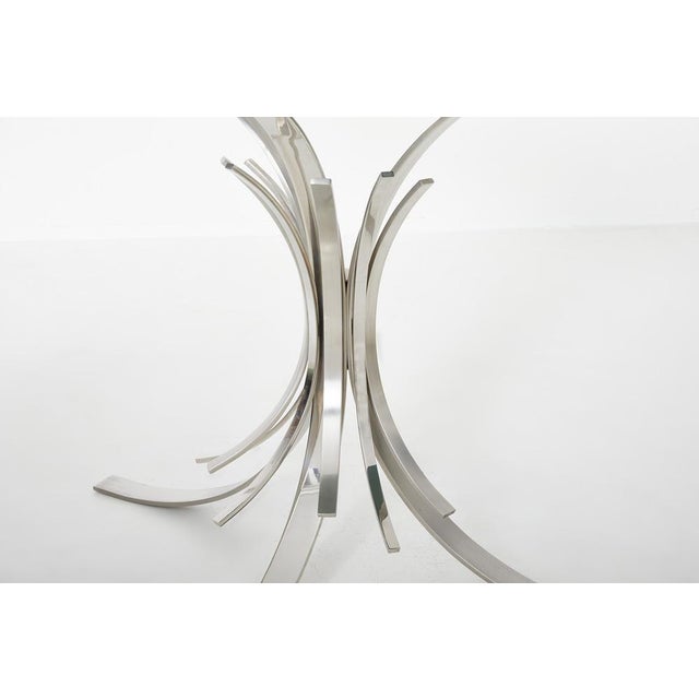 Vintage Console Table by Maria Pergay for Design Steel, 1972 For Sale - Image 4 of 12