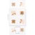 The elegant geometries of quilts inspired Alexander wallpaper, a simple grid of pinwheel and rolling star motifs...