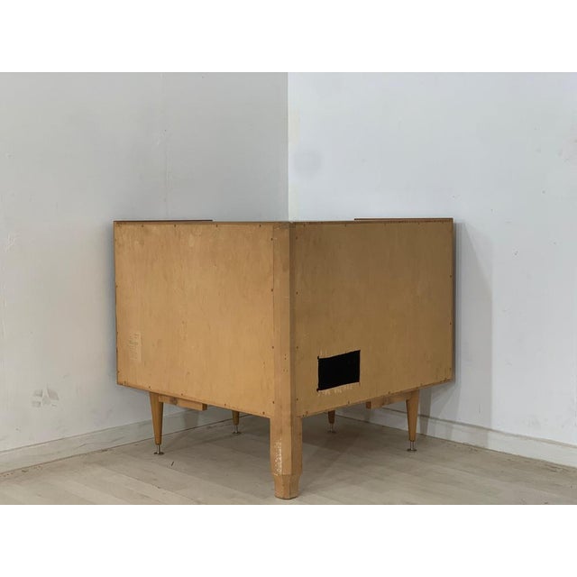 Wood Vintage German Corner Dresser, 1960s For Sale - Image 7 of 9