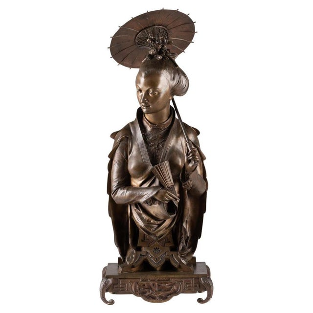 Sculpture in Patinated Bronze by Auguste Lalouette For Sale - Image 11 of 11