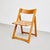 1960s Set of Rationalist Rattan and Wood Folding Chairs, 1960 For Sale - Image 5 of 18