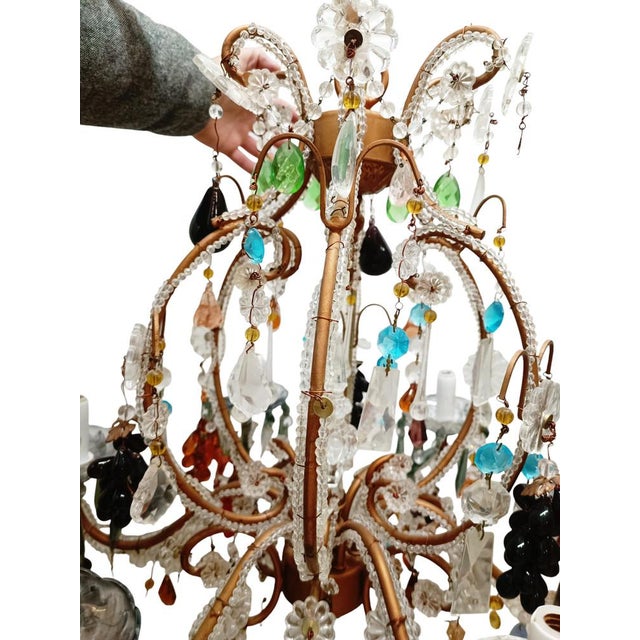 Large Murano Glass Lamp For Sale - Image 10 of 12