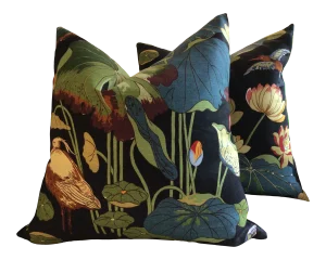 Gp and J Baker “Nympheus” Down-Filled Pillows - a Pair