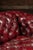 Animal Skin Mid 20th Century Tufted Leather Chesterfield Sofa in Burgundy For Sale - Image 7 of 10