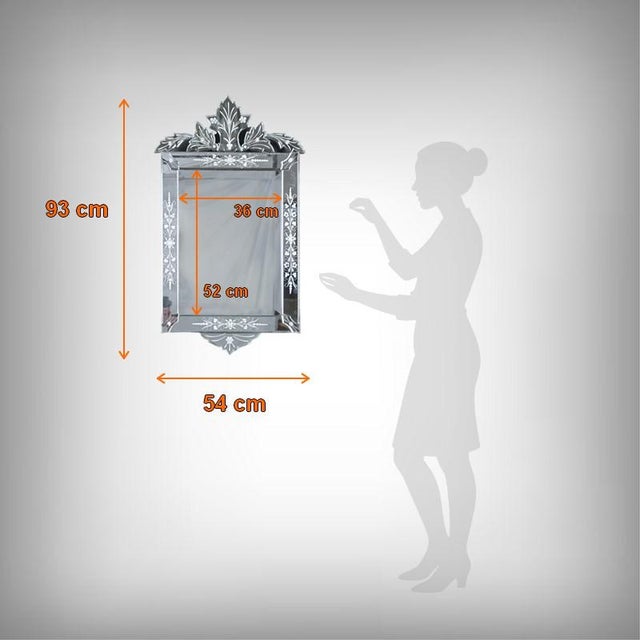 Venetian Mirror, Italy, 1950s For Sale - Image 14 of 15