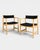 Pair of model 3248 lounge chairs designed by Børge Mogensen — one of the leading figures of Danish Modern and a long-time...