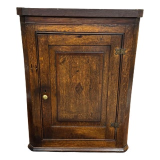 18th Century English Corner Cupboard For Sale