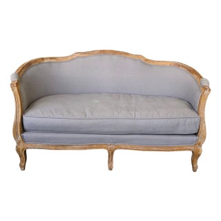 Ballard Designs Louis XV Style French Rococo Settee Loveseat 59" For Sale