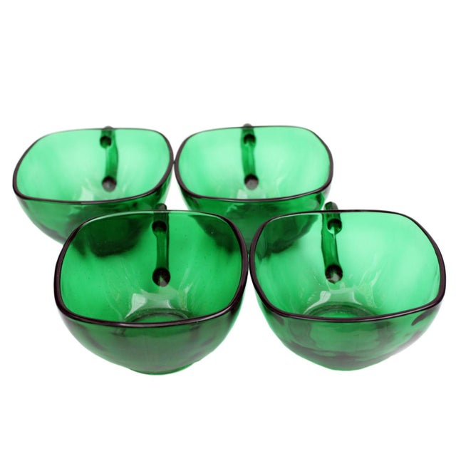 Emerald Green Tea Cups Set of 4 Chairish