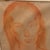 Felice Carena, Face of a Girl, 1952, Red Chalk Drawing For Sale - Image 4 of 11