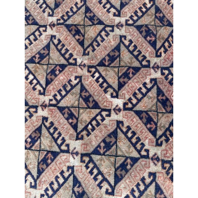 Turkmen Wool and Silk Rug, 1970s For Sale - Image 10 of 18