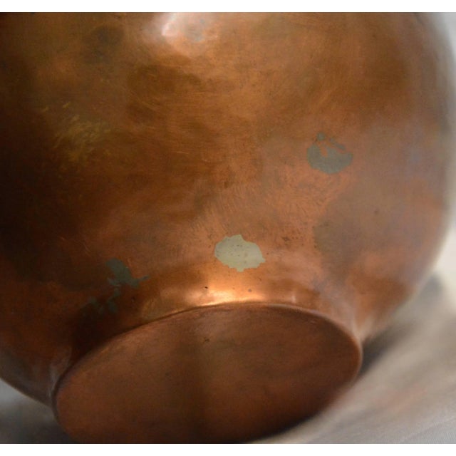 Harrison Hand-Wrought Copper Finish Vessel, 1948 For Sale - Image 4 of 7