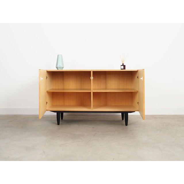 Vintage Danish Ash Cabinet, 1970s For Sale - Image 3 of 14