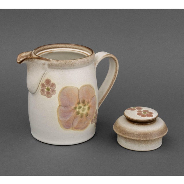 Modern Denby Floral Pottery Partial Dinner Service Set, 17 Pieces For Sale - Image 3 of 17