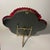 Vintage Red Floral Venetian Murano Glass Table Mirror For Sale - Image 9 of 10
