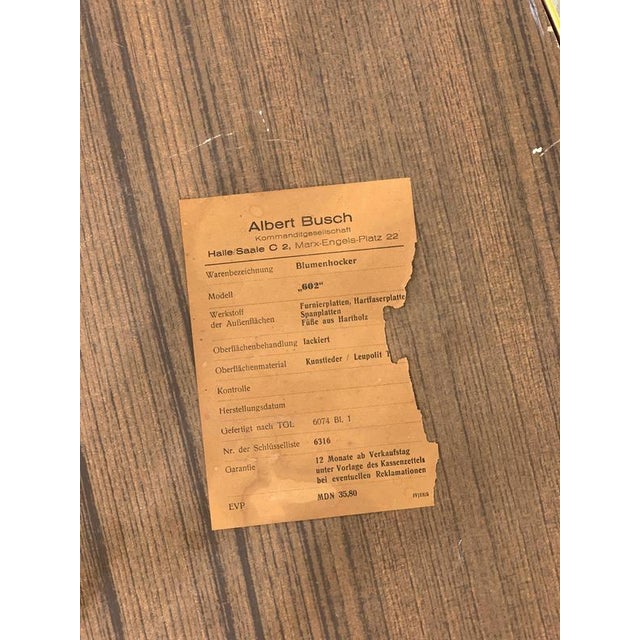 Wood Vintage Kidney Flower Table For Sale - Image 7 of 8