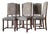 Late 19th Century Set of Six Floral Tapestry Dining Chairs With Turned Legs For Sale