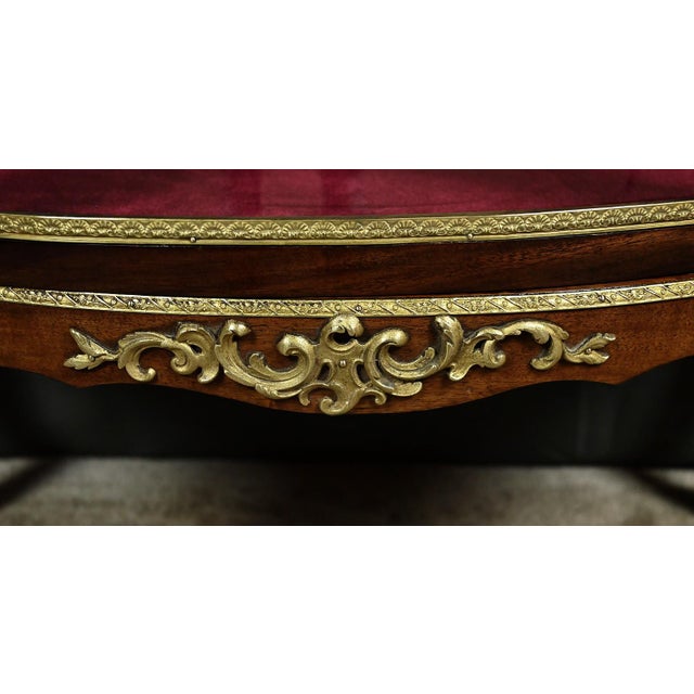 Small Antique Mahogany Display Cabinet, 1890s For Sale - Image 11 of 18