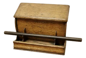 Oak Stationary or Letter Box with Pen Holder