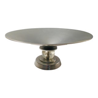 Art Deco Aluminum Compote, Lurelle Guild for Kensington For Sale